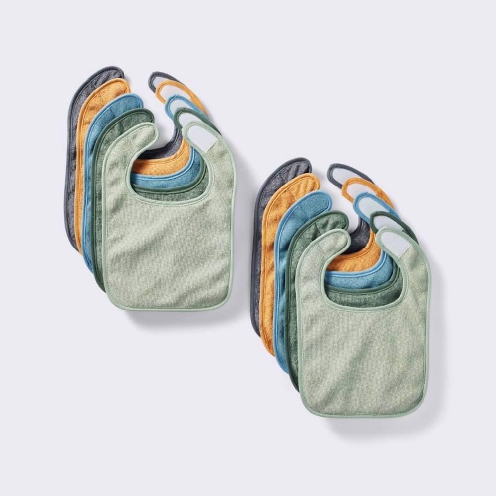 Terry Bibs Cool Pack - 10pk - Cloud
Island.